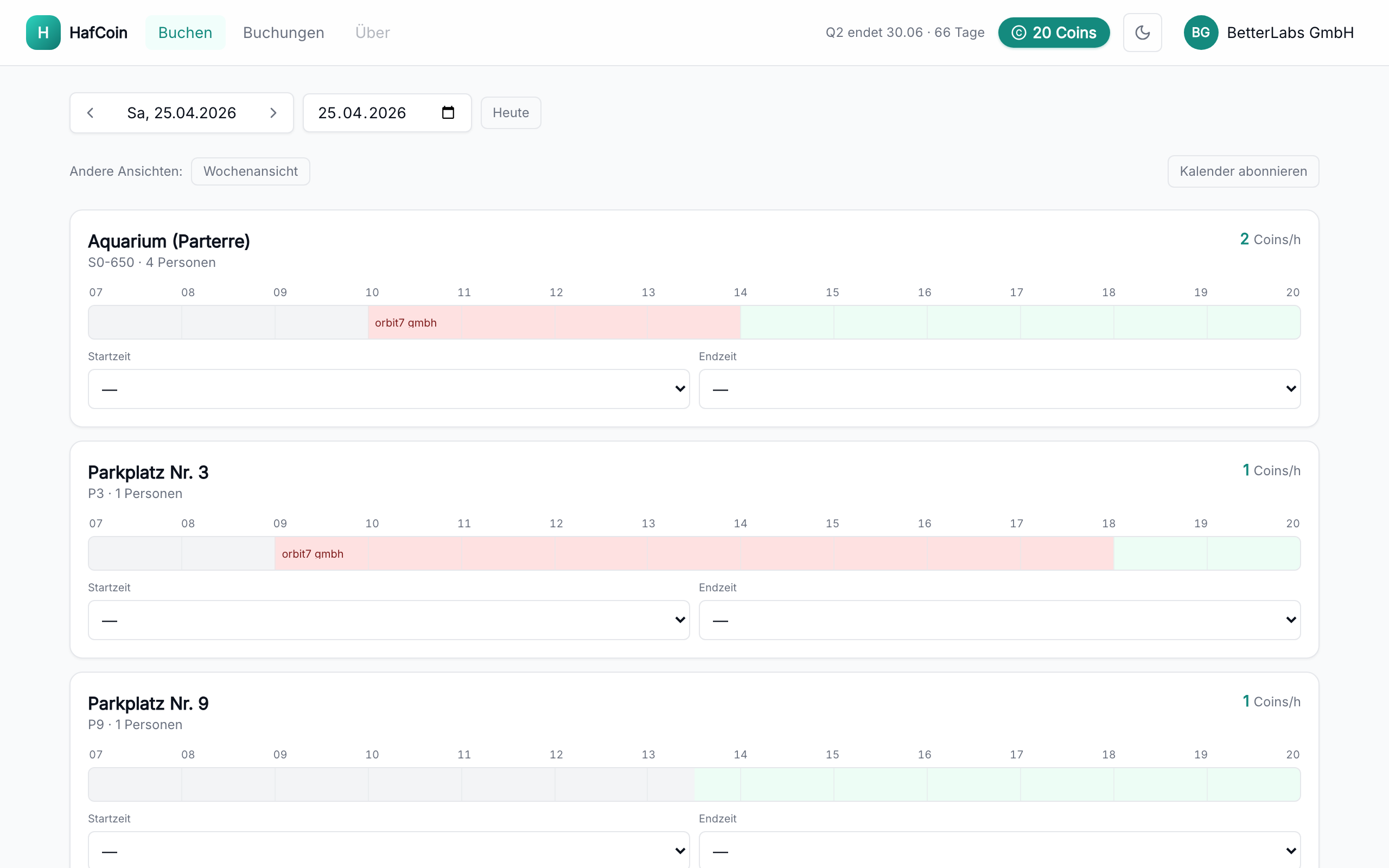 Tenant Dashboard